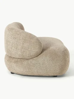 Loungesessel Alba aus Teddy-Bouclé