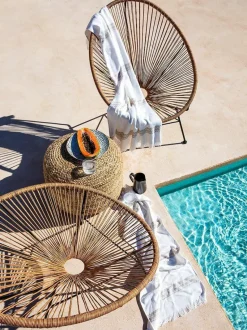 Loungesessel Bahia aus Kunststoff-Geflecht