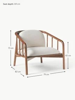 Loungesessel Balin aus Eichenholz