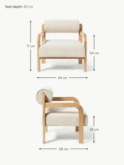 Loungesessel Raymond aus Eschenholz