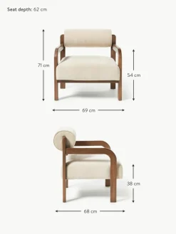 Loungesessel Raymond aus Eschenholz
