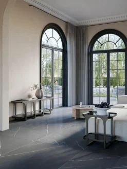 Lowboard Bella in Marmor-Optik