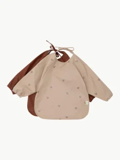 Lätzchen Cherry mit Ärmeln, 2er-Set