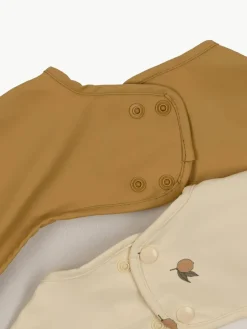 Lätzchen Lemon mit Ärmeln, 2er-Set