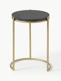 Marmor-Beistelltische Ella, 2er-Set