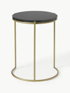 Marmor-Beistelltische Ella, 2er-Set