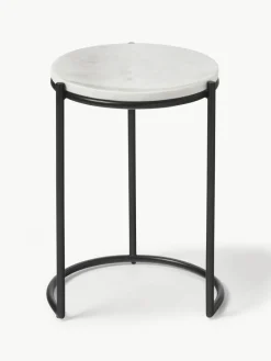 Marmor-Beistelltische Ella, 2er-Set