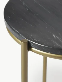 Marmor-Beistelltische Ella, 2er-Set