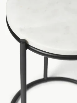 Marmor-Beistelltische Ella, 2er-Set