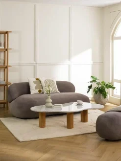 Marmor-Couchtisch Naruto in organischer Form