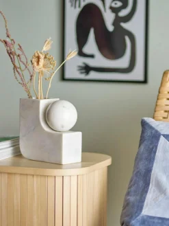 Marmor-Kerzenhalter Eja