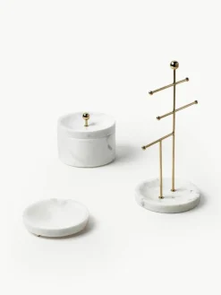 Marmor-Schmuckkästchen Selina mit Deckel