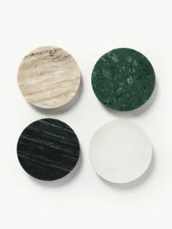 Marmor-Untersetzer Callum, 4er-Set