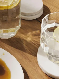 Marmor-Untersetzer Callum, 4 Stück