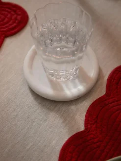 Marmor-Untersetzer Yael, 4 Stück