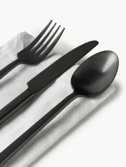Matt gebürstetes Besteck-Set Shine, in verschiedenen Setgrößen