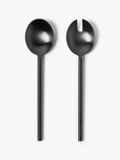 Matt gebürstetes Salatbesteck Agata