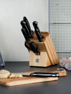 Messerblock Twin Chef aus Bambusholz, 8er-Set