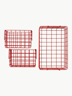 Metall-Aufbewahrungskörbe The Baskets, 3er-Set