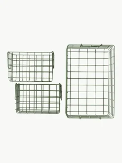 Metall-Aufbewahrungskörbe The Baskets, 3er-Set