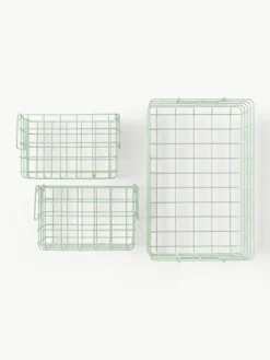 Metall-Aufbewahrungskörbe The Baskets, 3er-Set