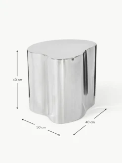 Metall-Beistelltisch Dale in organischer Form