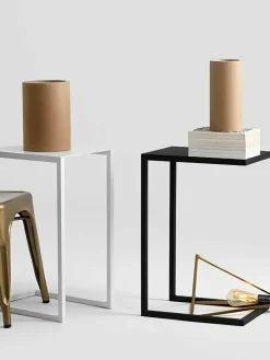 Metall-Beistelltisch Lupe