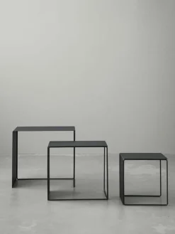 Metall-Beistelltische Cluster, 3er-Set
