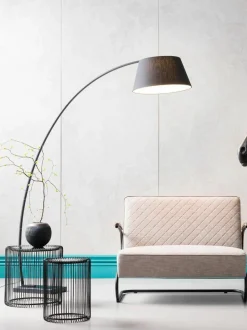 Metall-Beistelltische Wire mit Glasplatte, 2er-Set