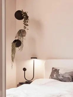 Metall-Übertopf Globe zum Aufhängen