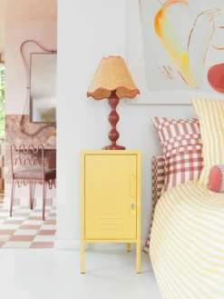 Metall-Nachttisch The Shorty, mit Scharnier links oder rechts