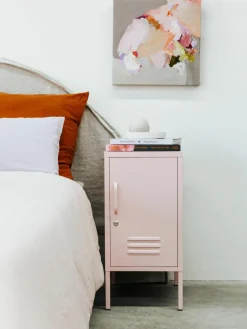 Metall-Nachttisch The Shorty, mit Scharnier links oder rechts