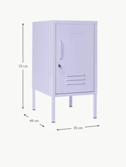 Metall-Nachttisch The Shorty, mit Scharnier links oder rechts