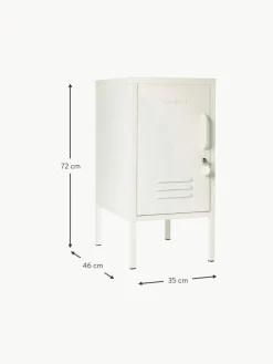 Metall-Nachttisch The Shorty, mit Scharnier links oder rechts