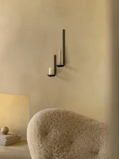 Metall-Wandkerzenhalter Clip