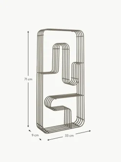 Metall-Wandregal Curva
