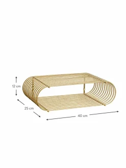Metall-Wandregal Curva, B 40 cm