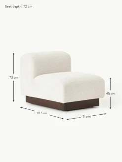 Mittelmodul Natalie aus Teddy-Bouclé