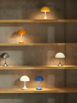 Mobile dimmbare LED-Tischlampe Panthella, H 24 cm