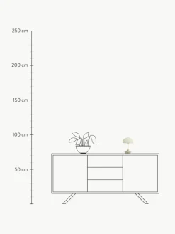 Mobile dimmbare LED-Tischlampe Panthella, H 24 cm