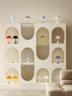 Mobile dimmbare LED-Tischlampe Panthella, H 24 cm