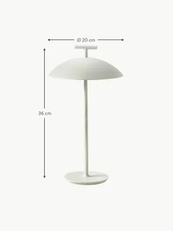 Mobile In & Outdoor LED-Tischlampe Mini Geen-A, dimmbar