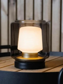 Mobile LED-Outdoor Tischlampe New York, dimmbar