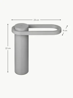 Mobile LED-Outdoor-Tischlampe Hoop, dimmbar
