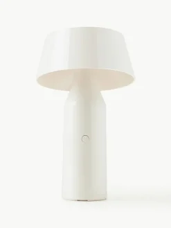 Mobile LED-Tischlampe Bicoca mit verstellbarem Lampenschirm, dimmbar