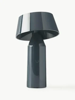 Mobile LED-Tischlampe Bicoca mit verstellbarem Lampenschirm, dimmbar