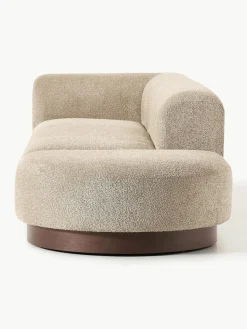 Modulare Ottomane Natalie aus Teddy-Bouclé