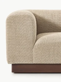 Modulare Ottomane Natalie aus Teddy-Bouclé