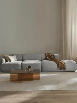 Modulare XL-Ottomane Sofia aus Bouclé