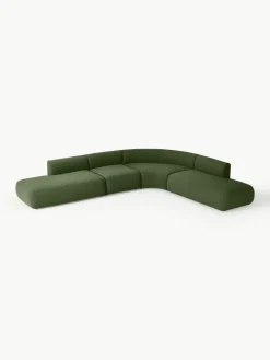 Modulares Bouclé-Ecksofa Sofia (4-Sitzer)
